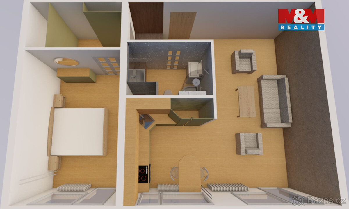 Prodej bytu 2+kk, 56 m², Teplice, ul. Jana Koziny - 13