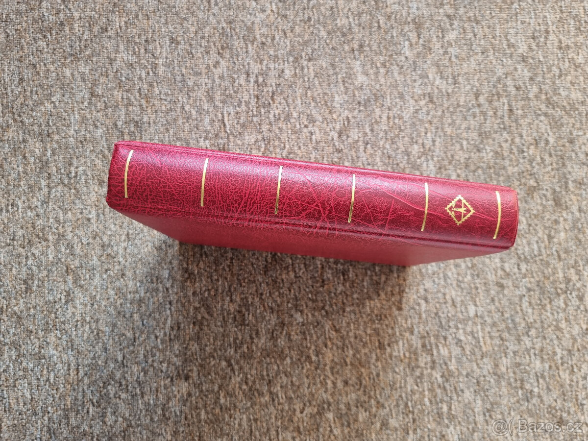 Albové desky LEUCHTTURM VARIO F + zasklené listy POFIS 76 ks - 13