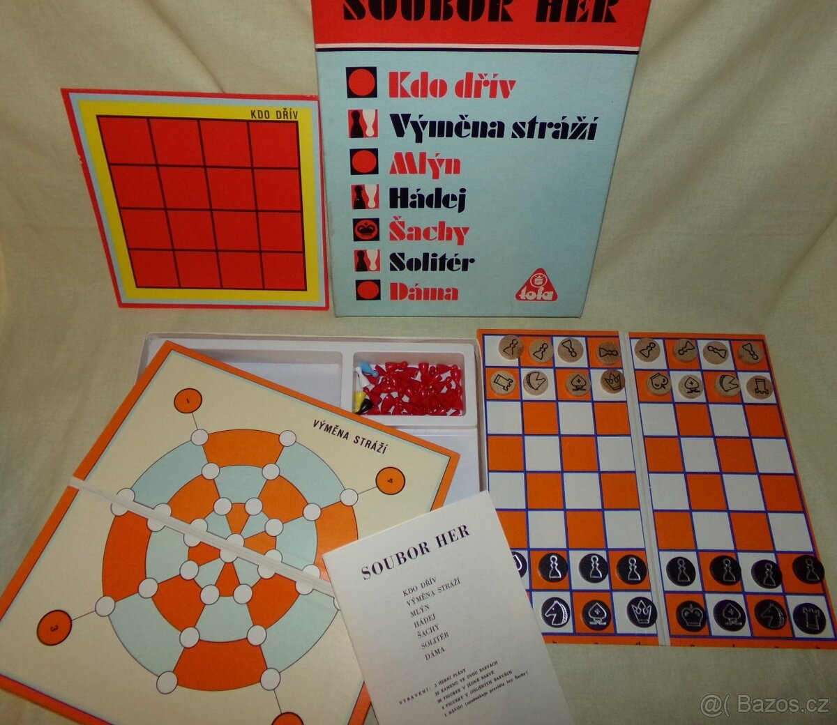 RETRO SPOLEČENSKÉ HRY - krásny stav - 13