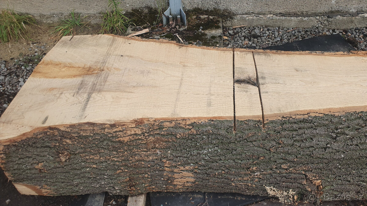 Jasanová fošna - blok na výrobu stolů - 13