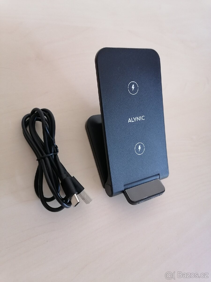 Bezdrátová nabíječka VÝPRODEJ. iPhone12-15,Samsung,Xiaomi - 13