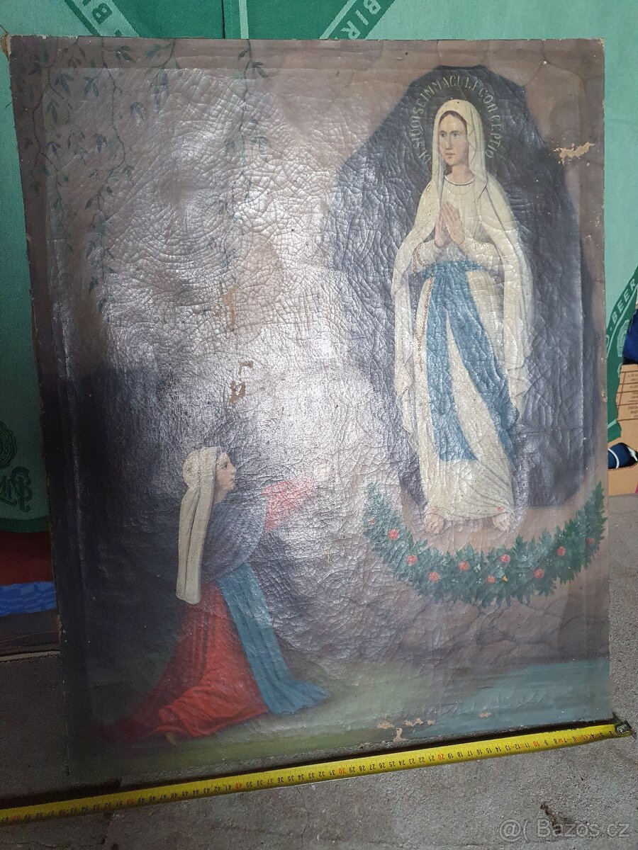 Obrazy staré olej - 13