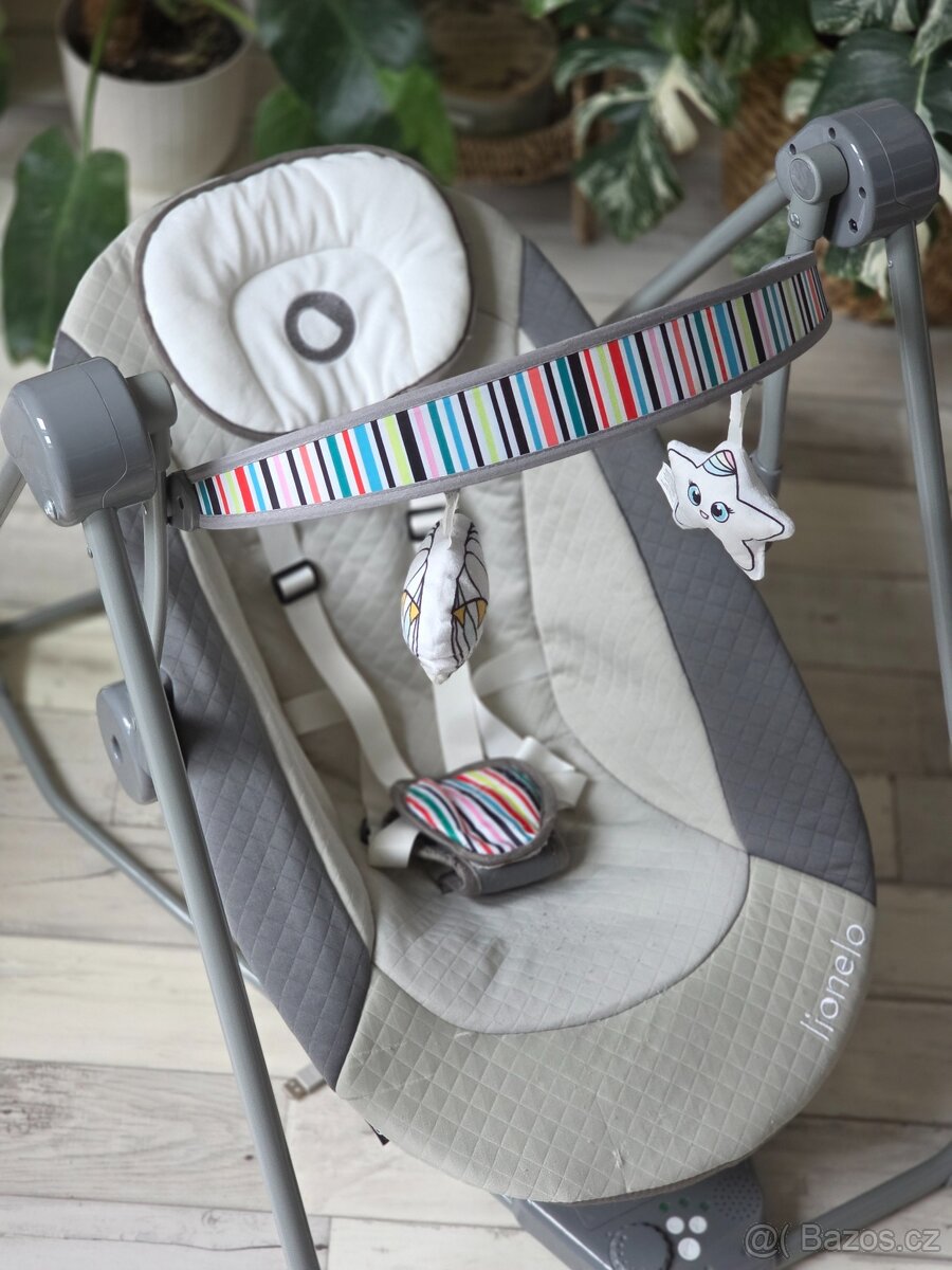 Lionelo Otto šedá houpačka - 13