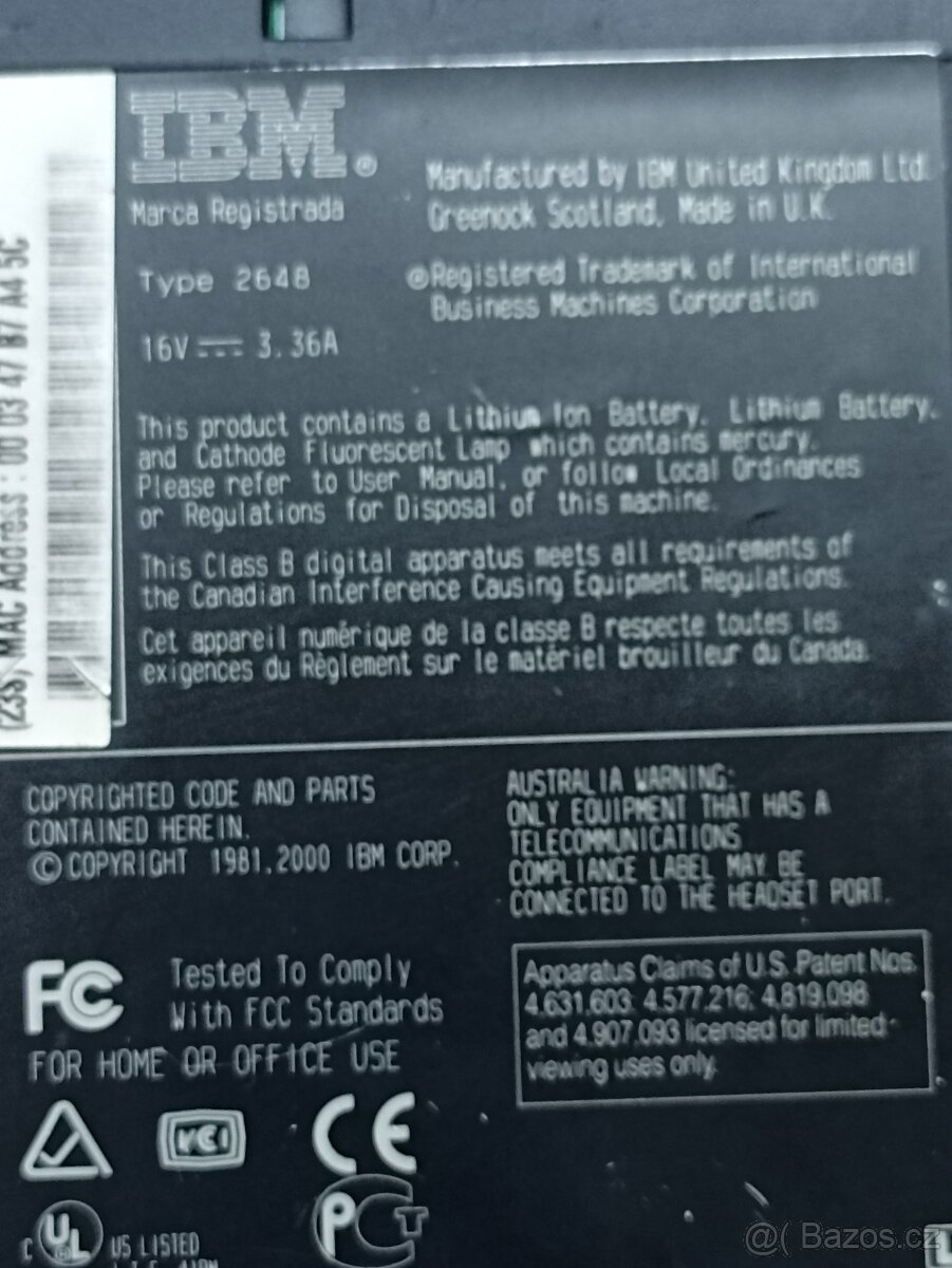 Retro IBM ThinkPad T22 (2001) – Pentium III 900MHz, Win 2000 - 13