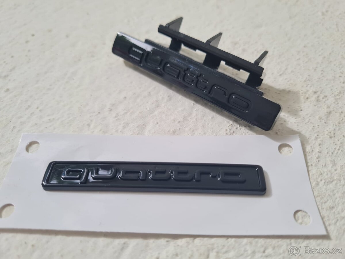 QUATTRO menší nápis do masky v rôznych farbách - 13