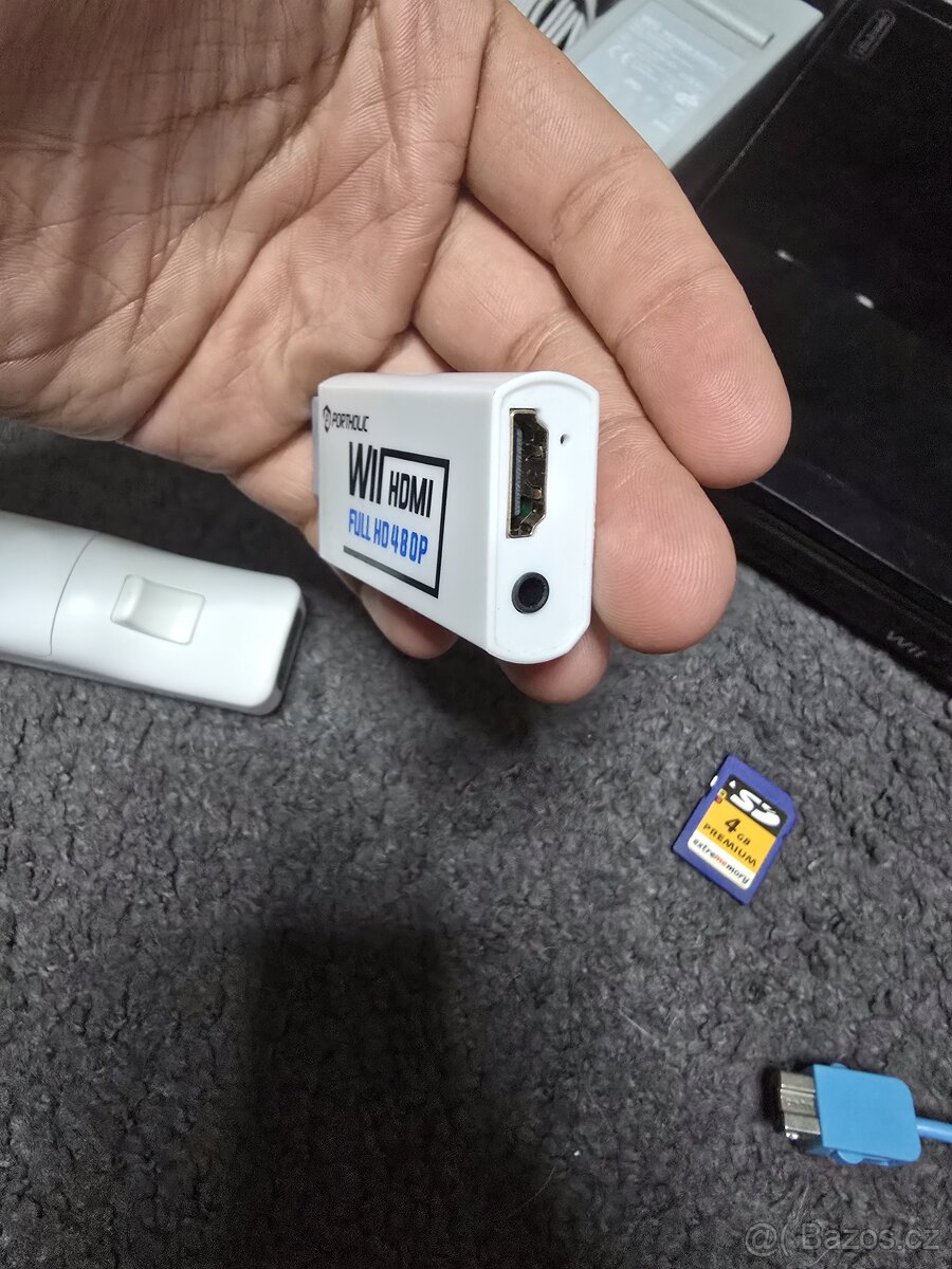 Herní konzole Nintendo Wii (černá) + příslušenství, plně fun - 13