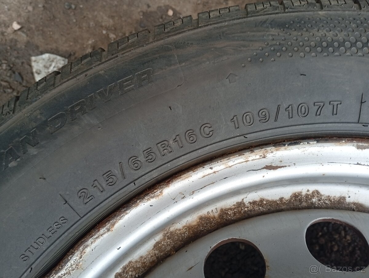 MERCEDES BENZ VITO, VIANO W639 PLECH. KOLA S PNEU 215/65R16C - 13