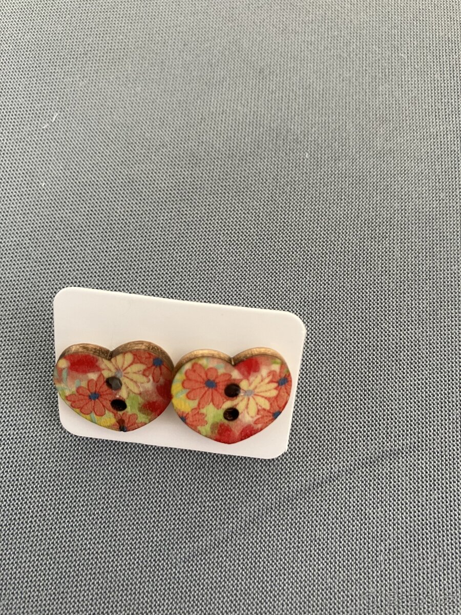 Drevene puzetove nausnice - 13