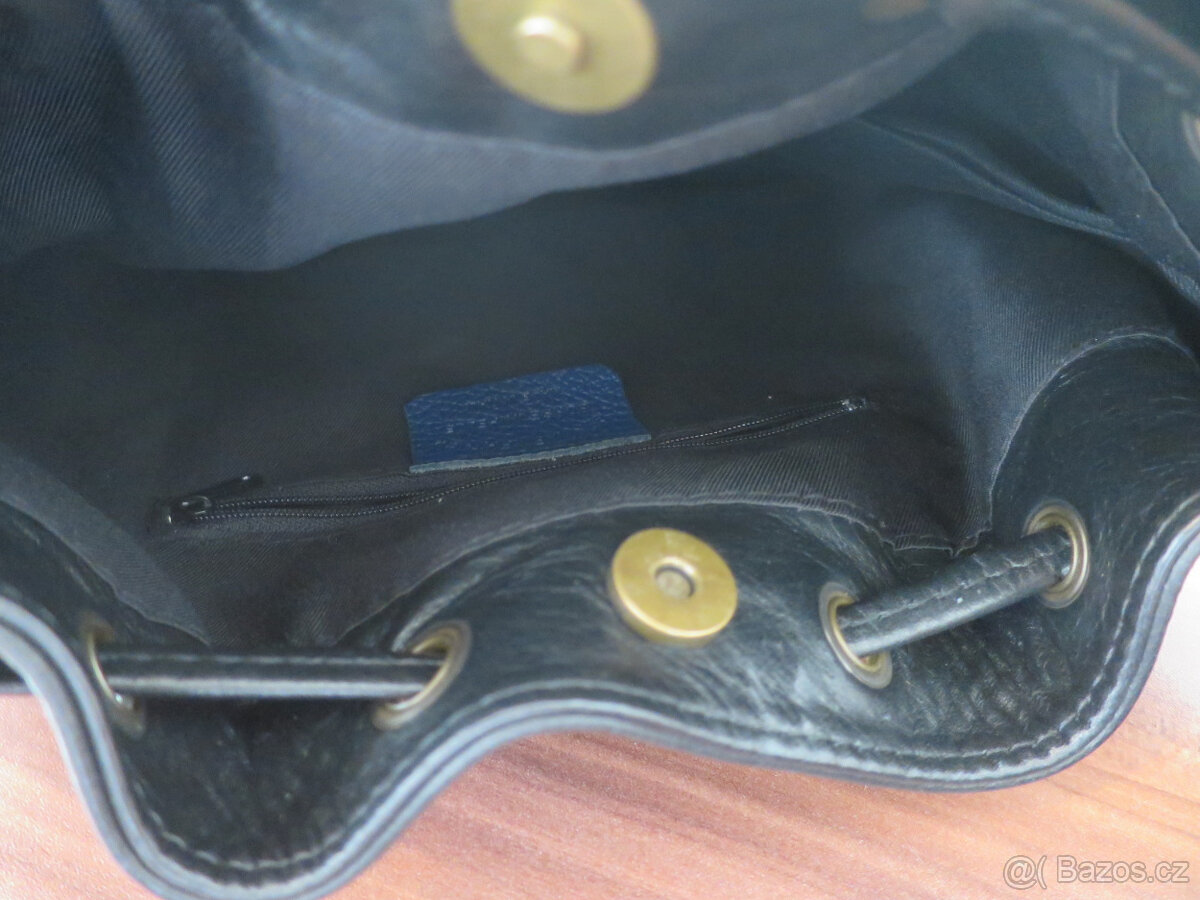 Nová kožená kabelka se srstí (Itálie) - 13