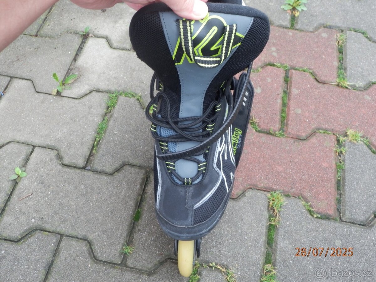Pánské Inline brusle K2 velikost 47, 84MM kolečka cena:800k - 13