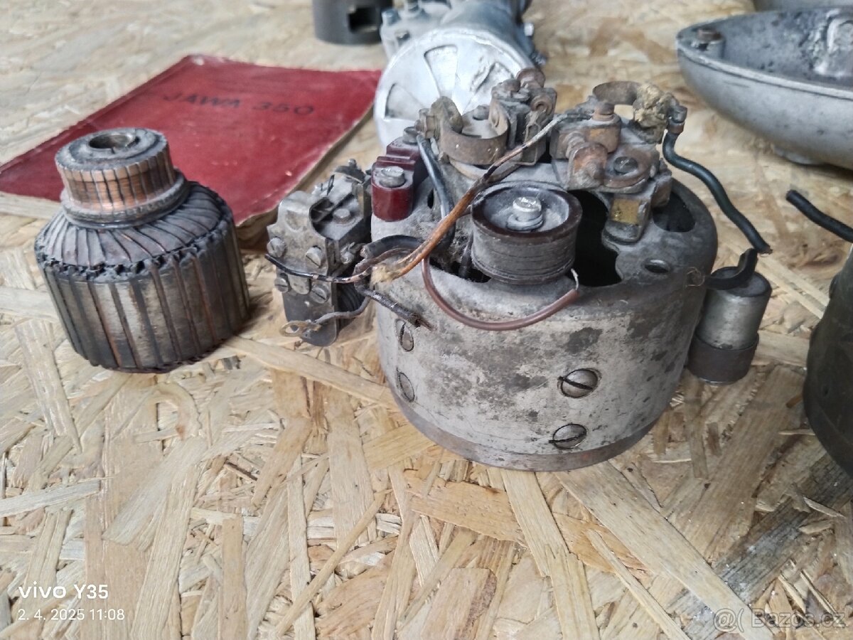 Jawa 350 pérák, Ogar 350 - díly motoru - 13