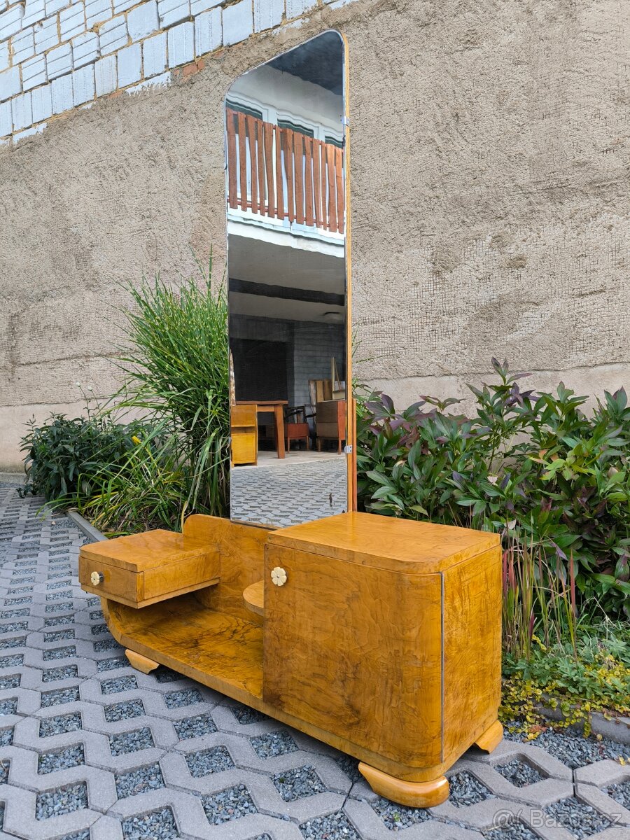 Art Deco noční stolky + toaletní stolek - 30. léta - 13