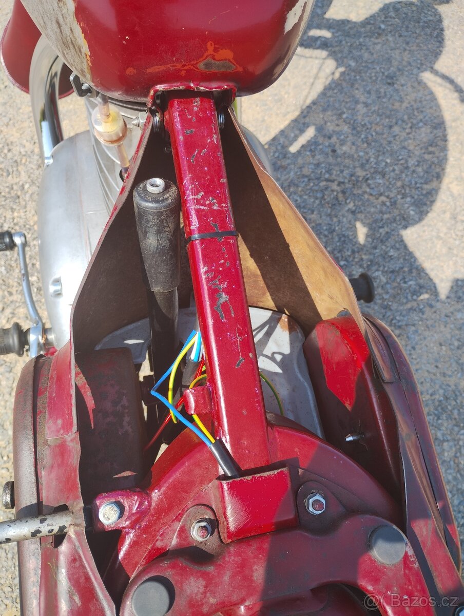 Původní jawa kývačka 250/353 1957 po komple - 13