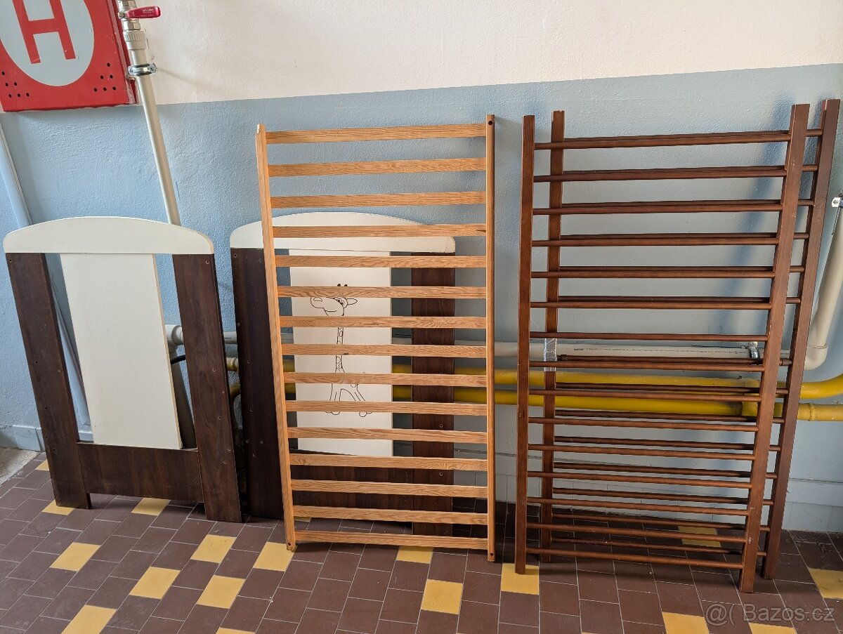 Dětská postýlka dřevěná 120x60 cm - 13