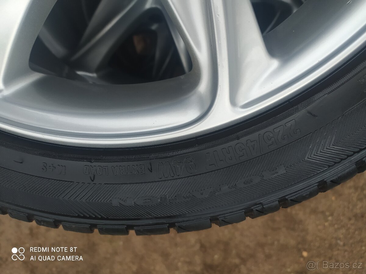 ALU KOLA RONAL-5x108-r17 +LETNÍ PNEU GOODRIDE 225/45/R17-4ks - 13