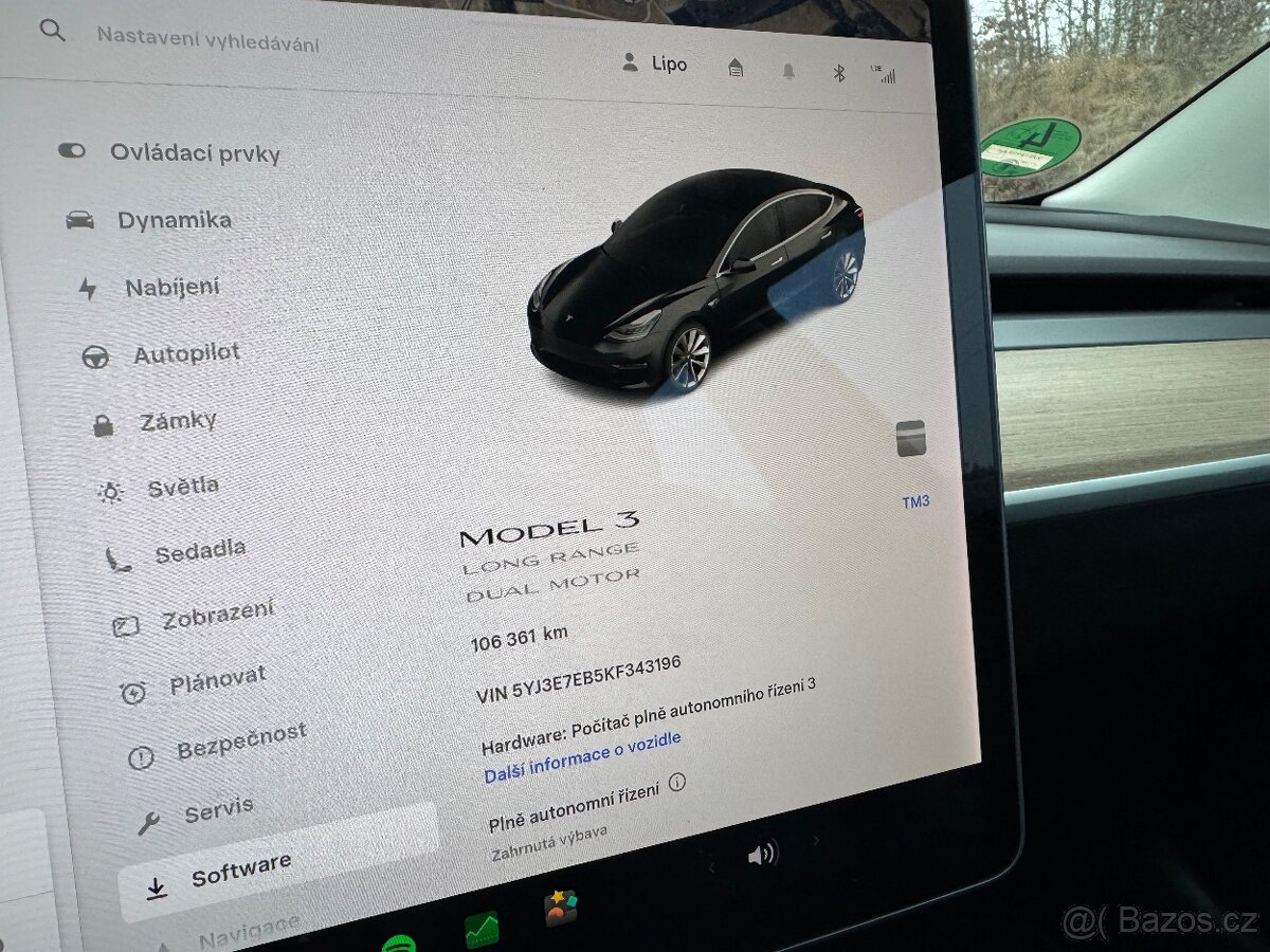 Tesla model 3 long range, 4x4, záruka - 13