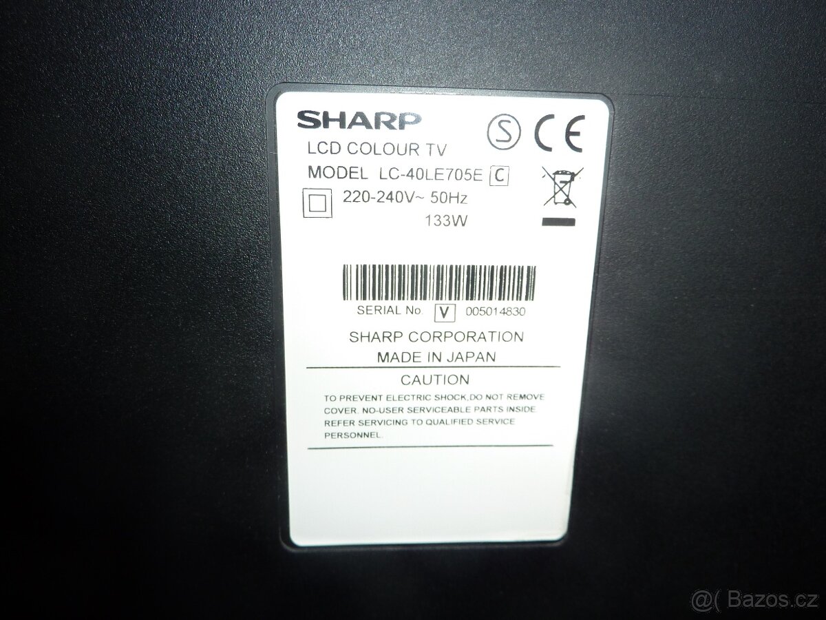 TV SHARP LC-40LE705E + set top box EVOLVE OMEGA T2 - 13