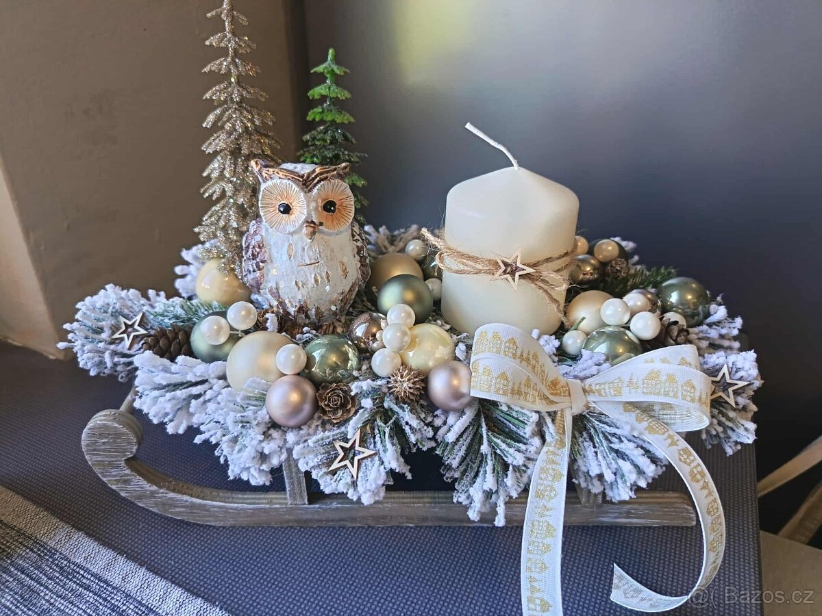 Adventní věnce a vánoční dekorace - 13