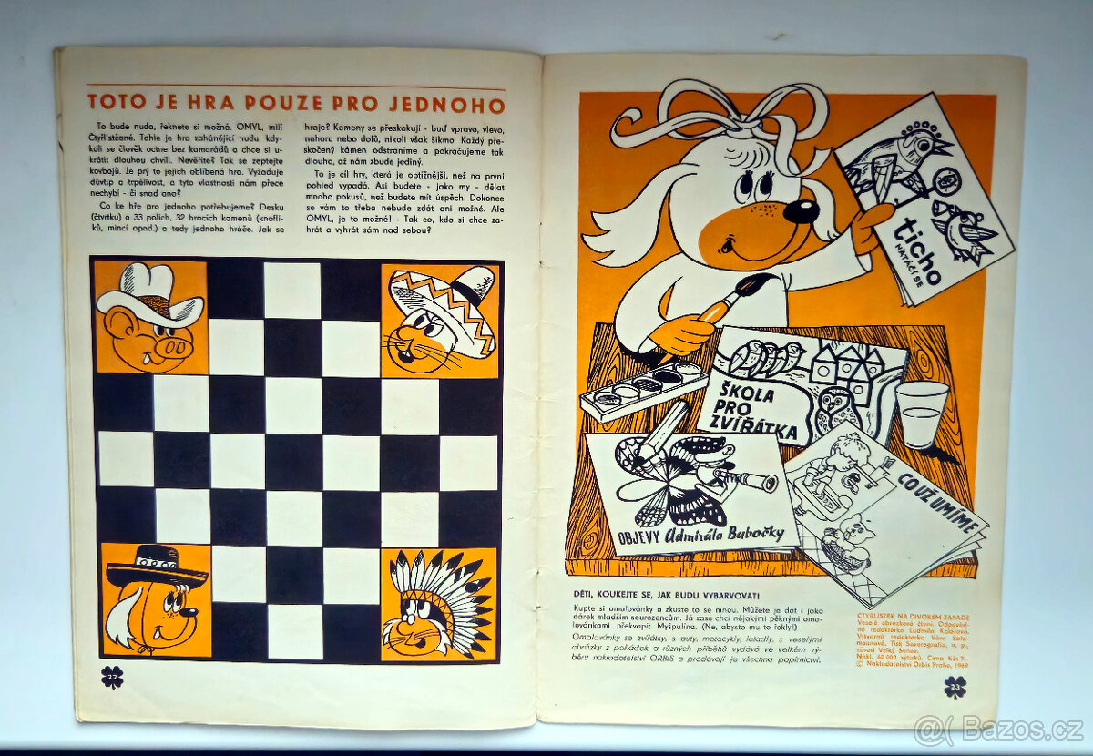 Čtyřlístek č.4 - Na divokém západě - Original 1969 - 13