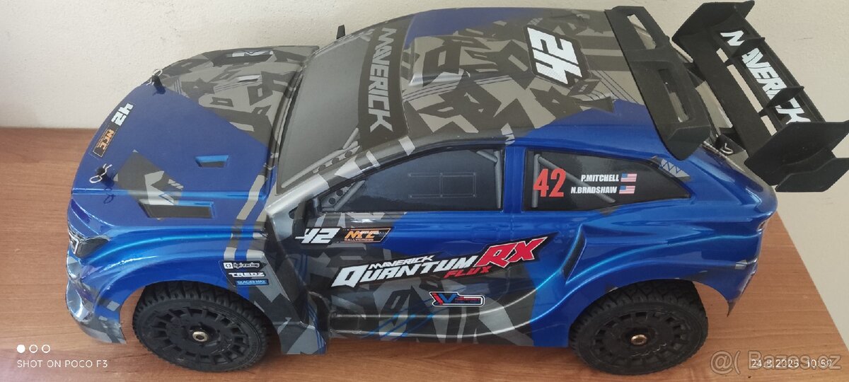 RC truggy 4x4 velikost 1:8 + nová baterie 14,8v 5400mAh.. - 13