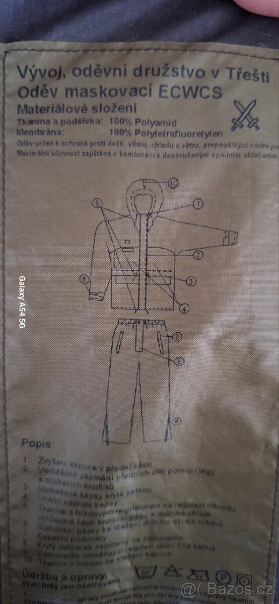 Parka AČR ECWCS Gore-Tex + kalhoty - 13