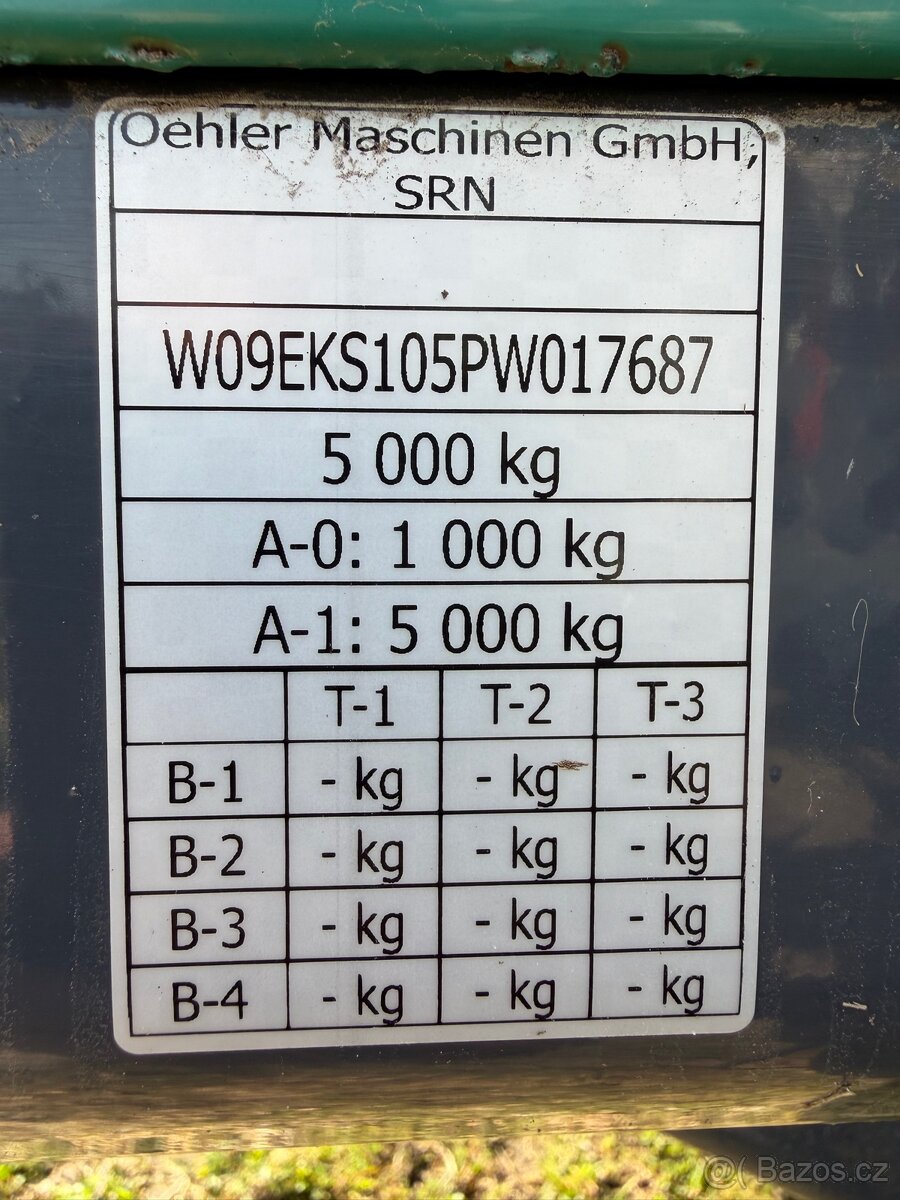 Traktorový vlek OEHLER EDK 60 S - 13