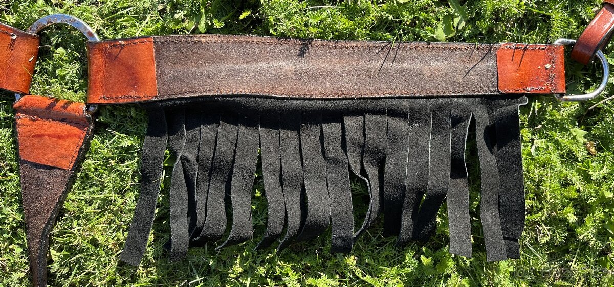 Westernový set hnědý barevný - 13