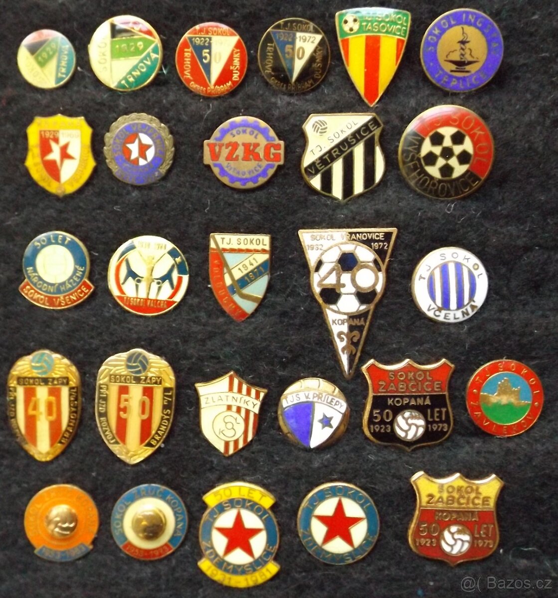 fotbalové sportovní odznaky - SOKOL, kopaná i jiné sporty - 13