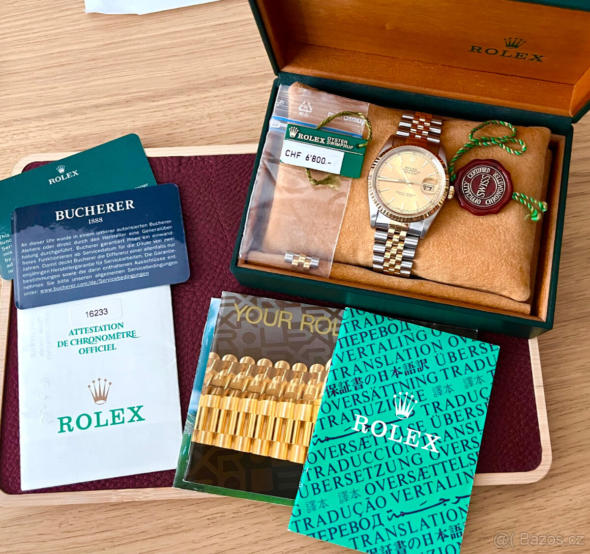 Rolex Datejust Bicolor 16233 FULL SET - 13
