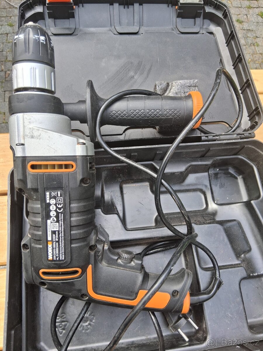 Elektrická vrtačka Worx WX318, 13mm/810W - 13