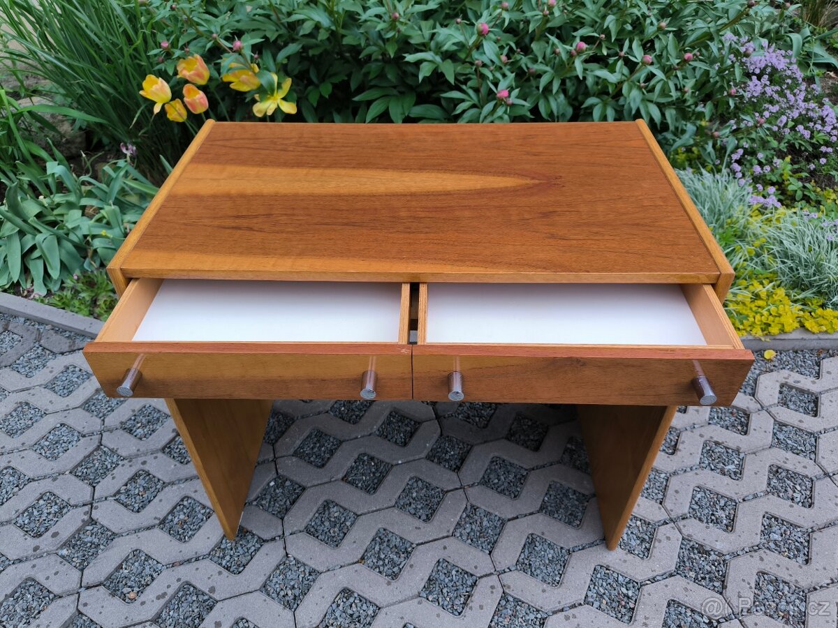 Retro set Femina - noční stolky, toaletka, zrcadlo - 13