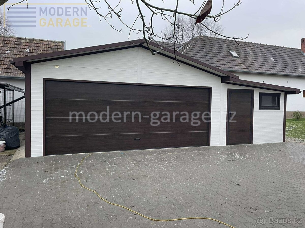 Zateplené montované garáže PIR 4x6/6x6m celá ČR - 13