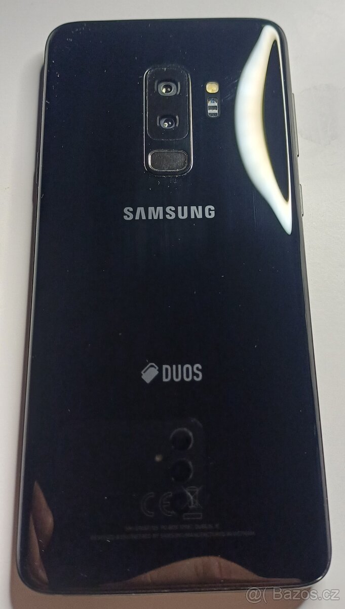 Prodám Samsung Galaxy S9+, 6GB/64GB, černý, stav A - 13