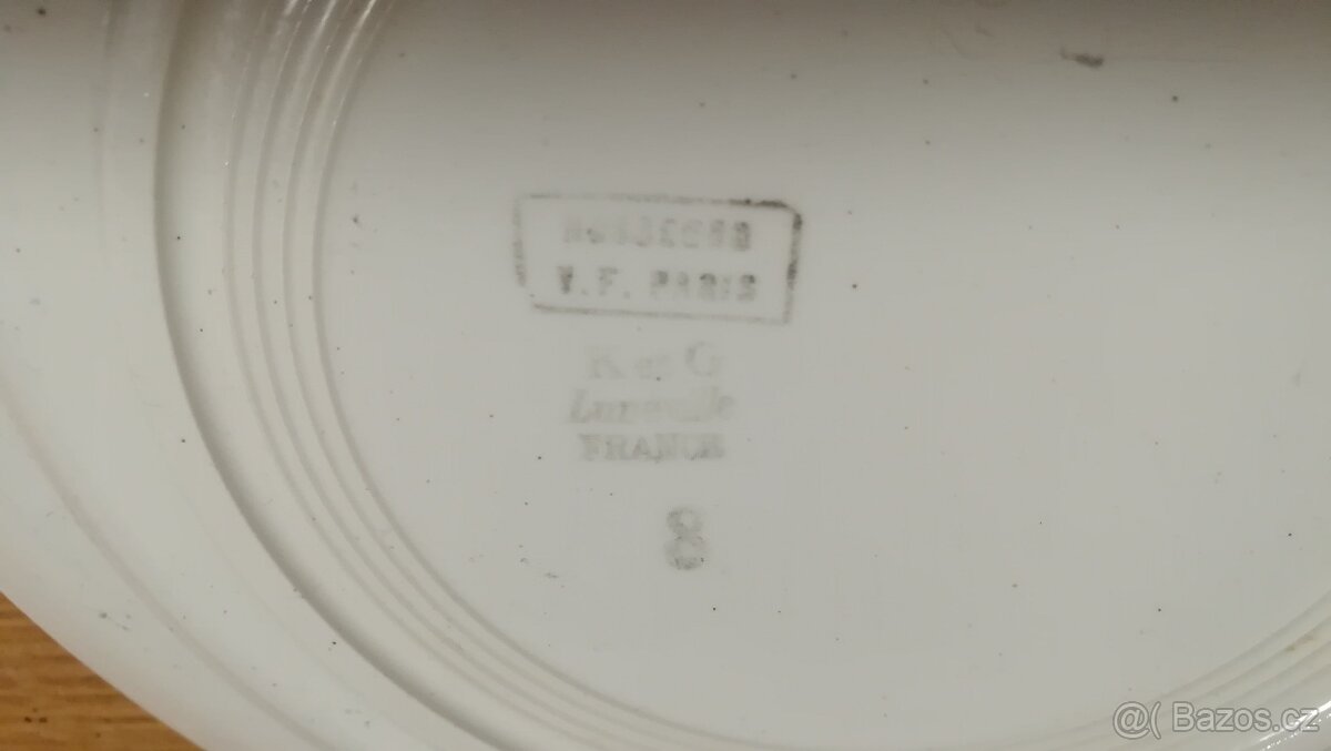 ART DECO FAJÁNS K&G LUNÉVILLE HOSSEGOR V.F. PARIS - 13