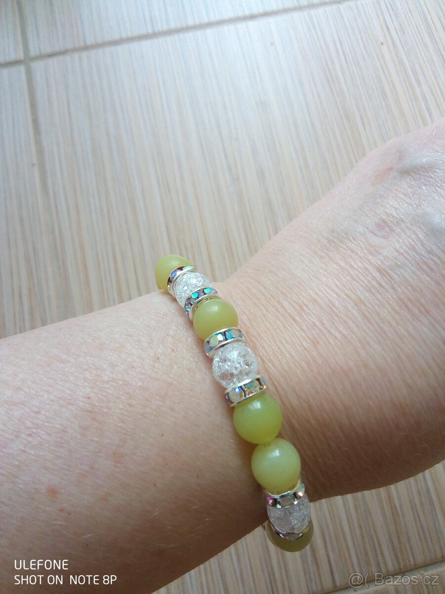 Náramek z minerálů 2 - 13