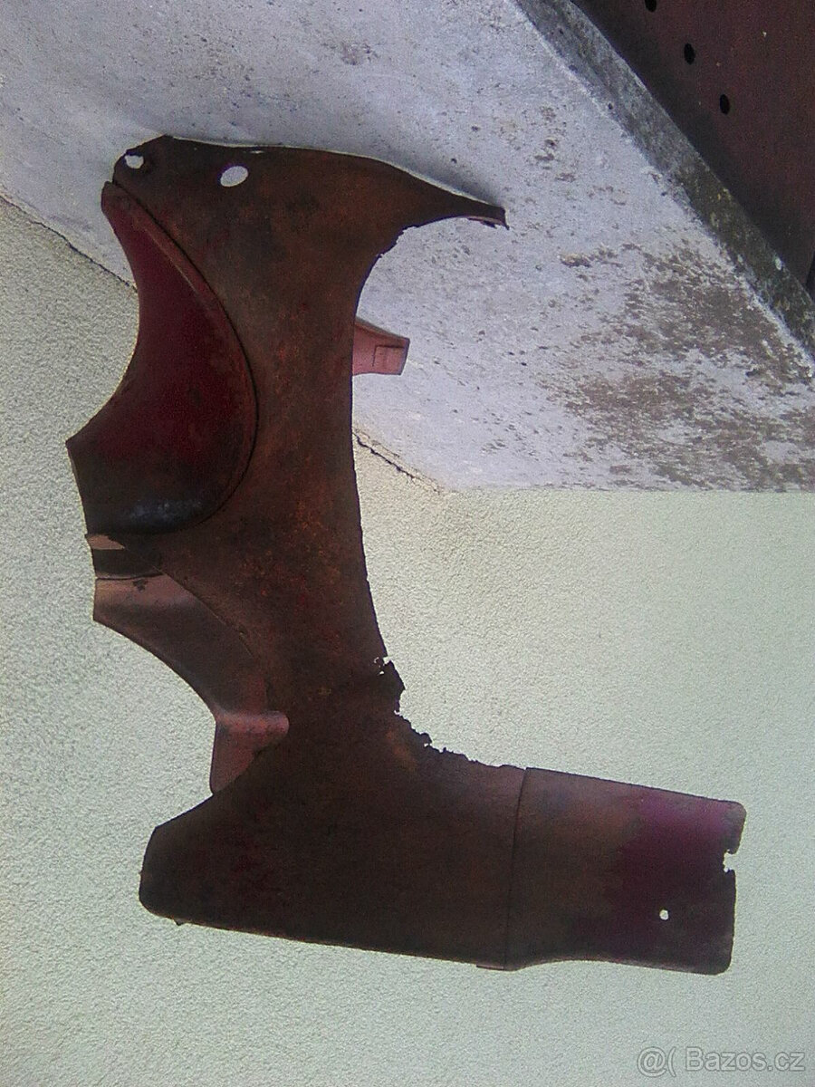 Jawa 250/350 Kývačka- p.vidle,podsedlové plechy,kryty řetězu - 13