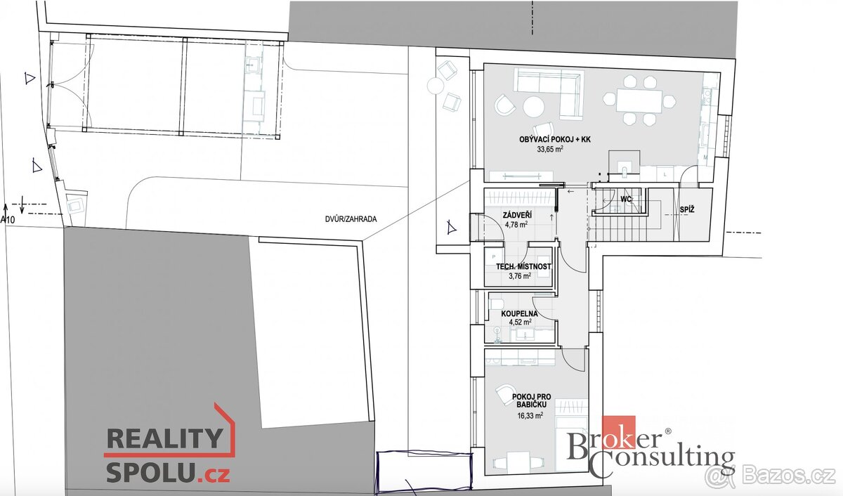 Prodej, domy/rodinný, 141 m2, Pod zahradami 70/5, 62100 Brno - 13