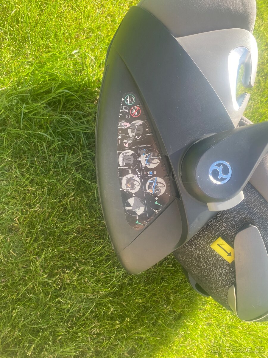 Autosedačka cloud Z i-size + otočný isofix + adaptéry - 13