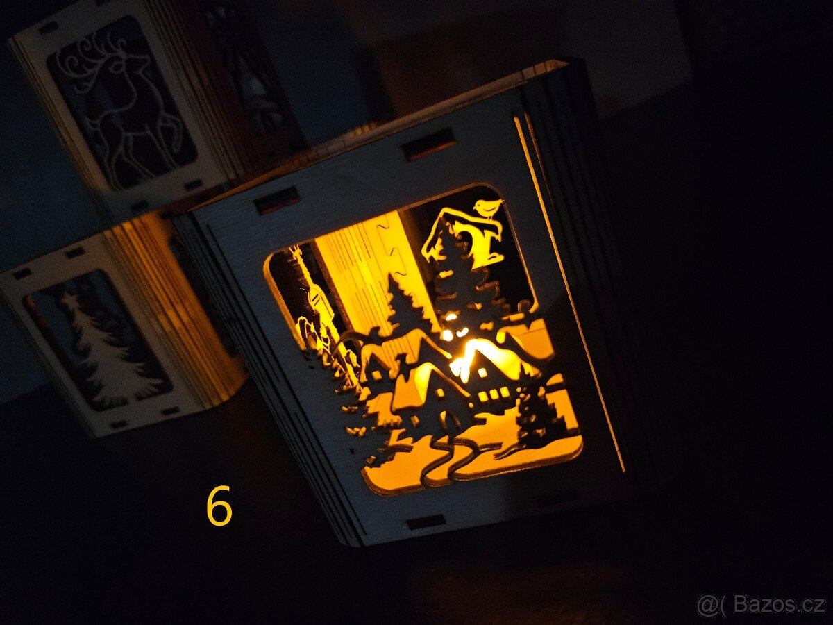 P: Dřevěné vánoční dekorace - 13