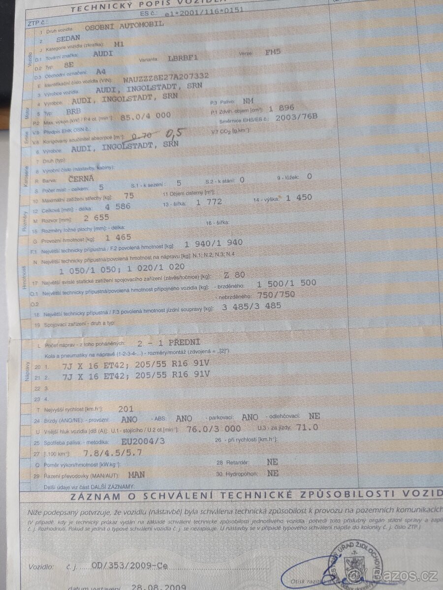 Audi A4 B7 sedan - 13