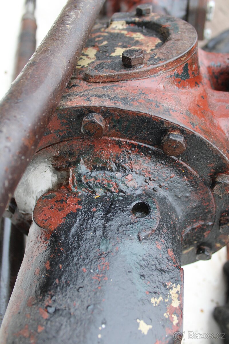 Zetor 7245 přední náprava převodovka kola kardan šrouby - 13