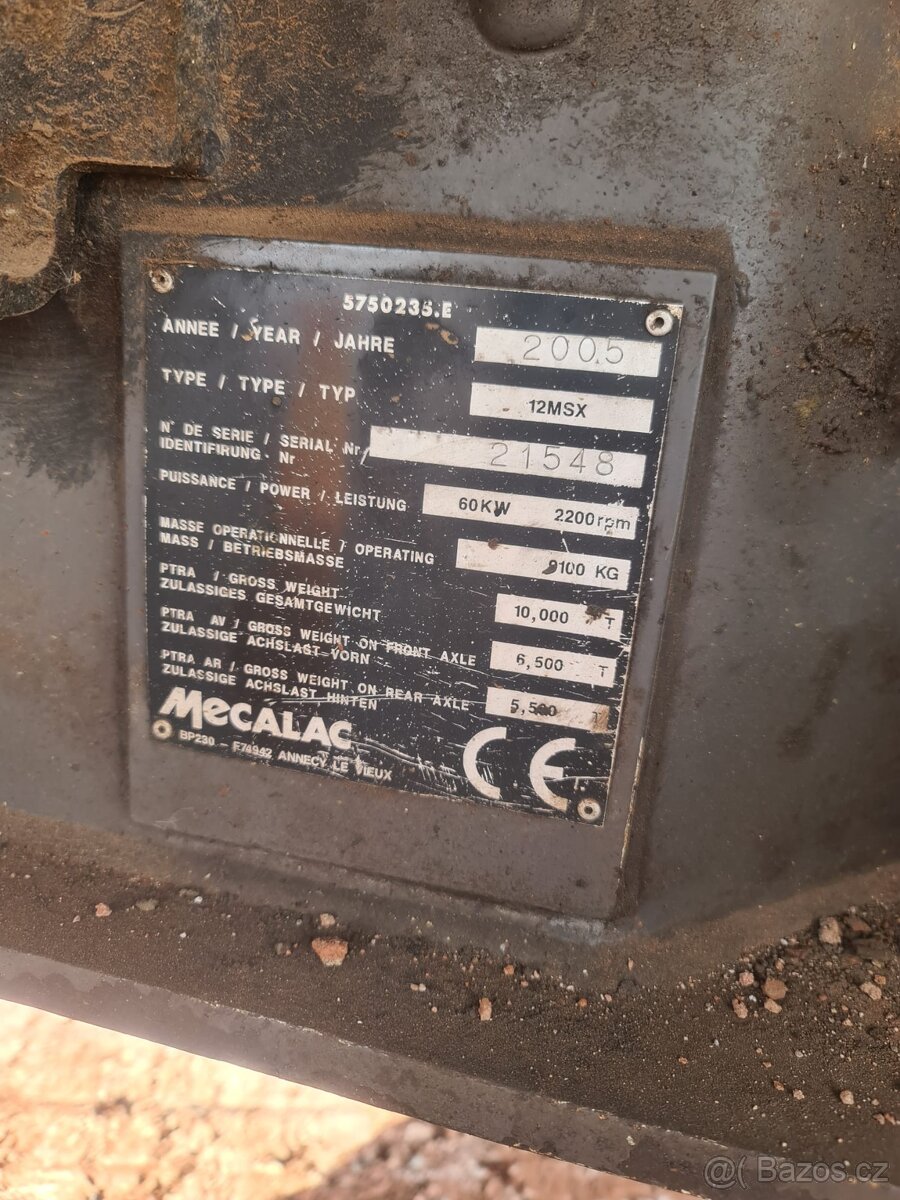 Prodám kolový multifunkční bagr Mecalac 12MSX. - 13