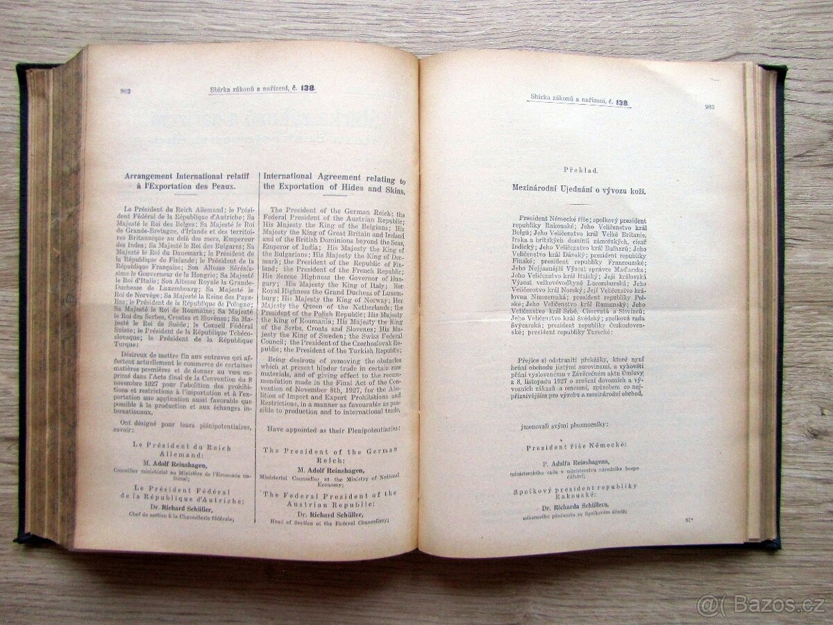 Sbírka zákonů a nařízení 1929 – prodej sbírky starých knih. - 13