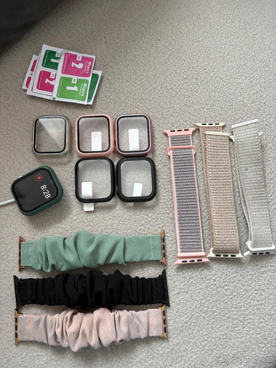 Apple Watch SE (2022) 44 mm GPS, Starlight, TOP stav+výbava - 13