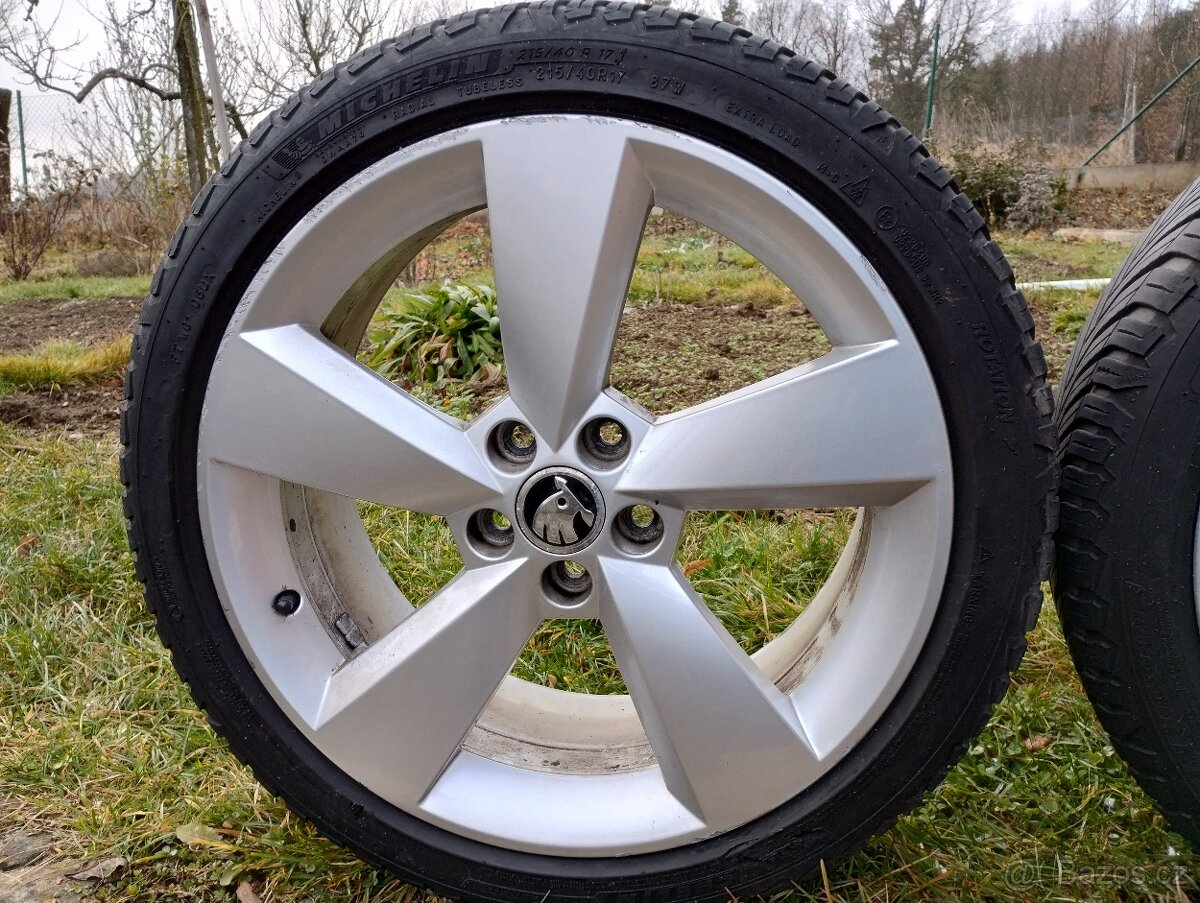 Originál ALU kola Škoda Rapid Fabia R17 - 13