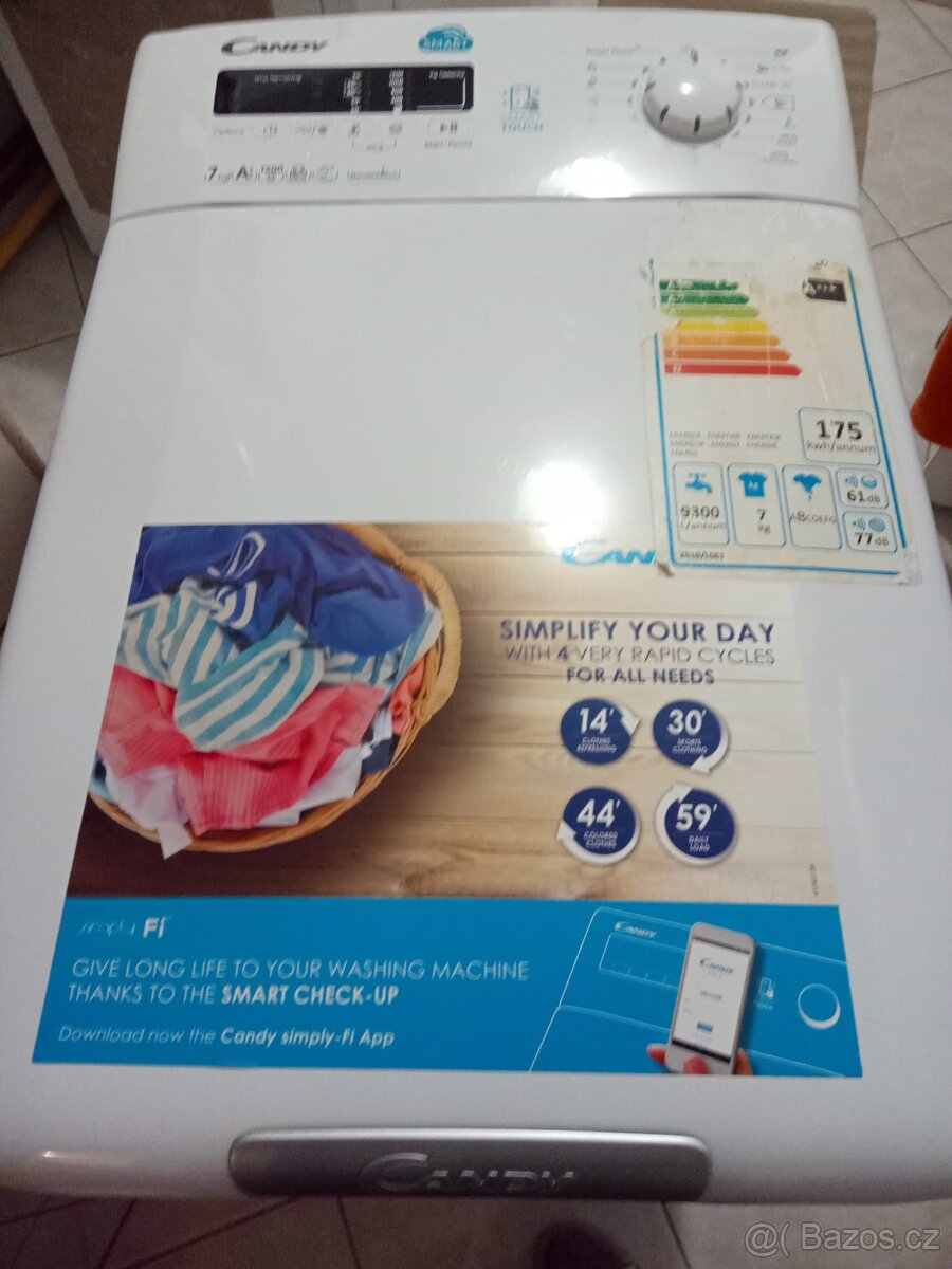 Prodám pračku Candy s horním plněním - 13