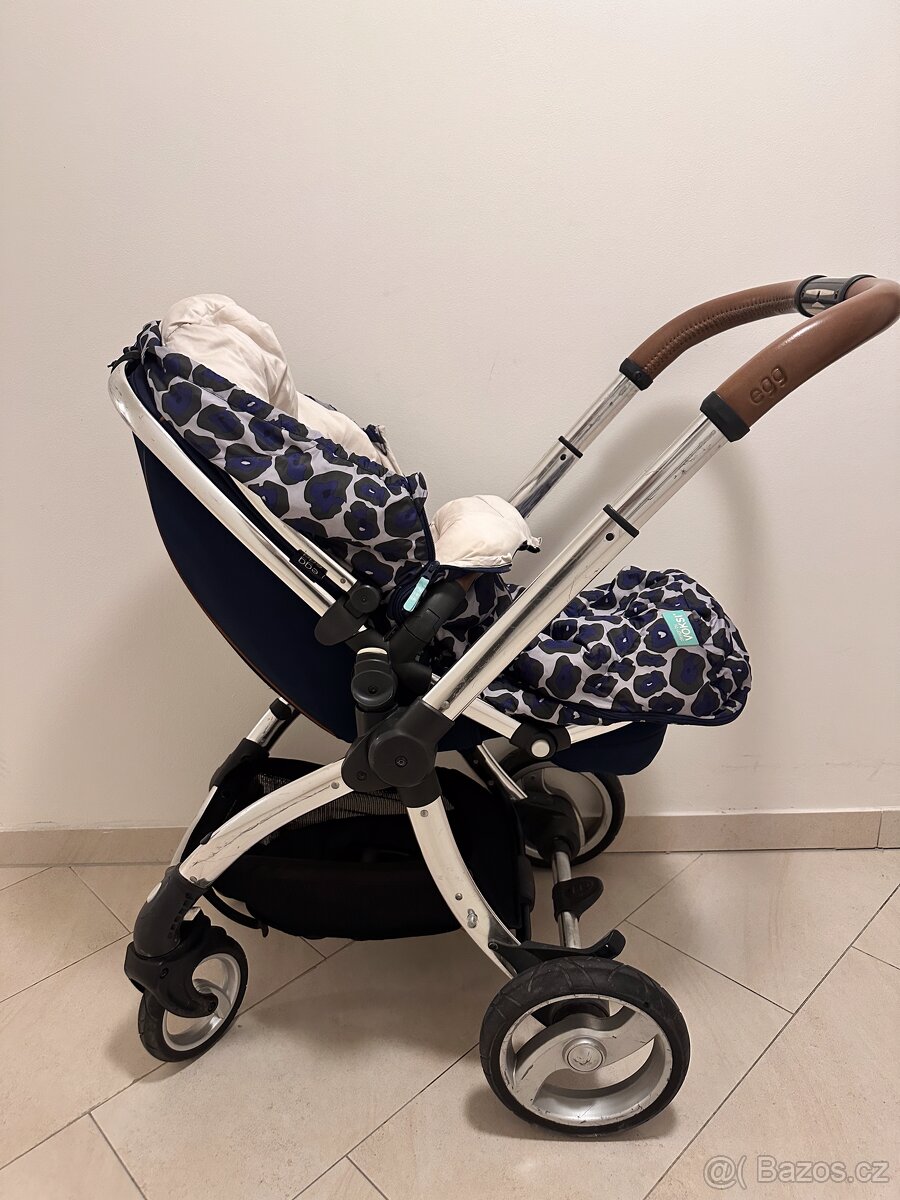 Egg 1 SET10 REGAL NAVY - EGG1 kočár, korba, adaptéry - 13