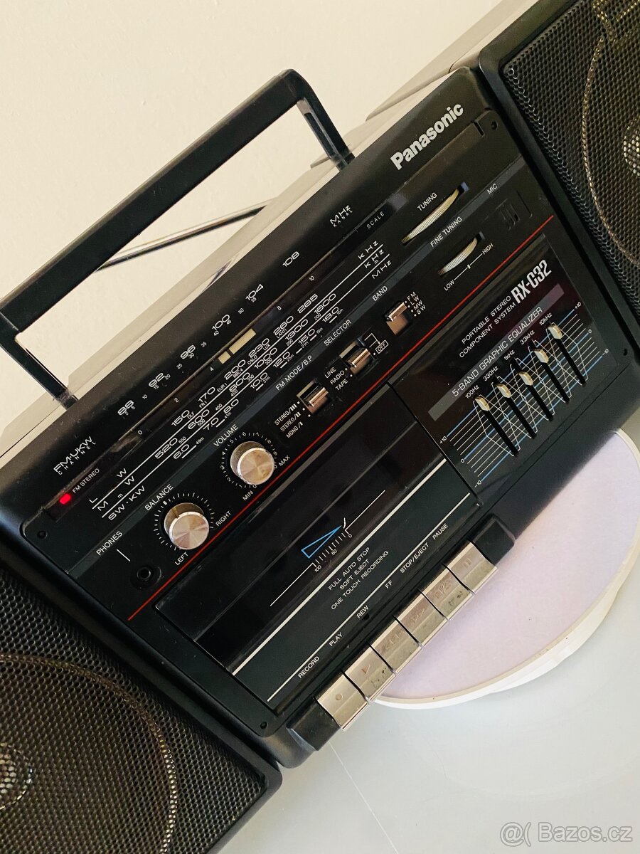 Radiomagnetofon Panasonic RX-C32, 80.léta - 13