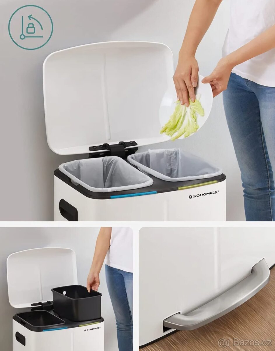 NOVÝ ODPADKOVÝ KOŠ 2X20 LITRŮ - 13