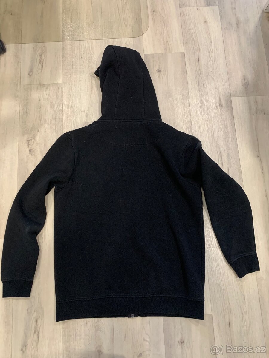 Pánská mikina SikSilk, černá, zip, vel.L - 13